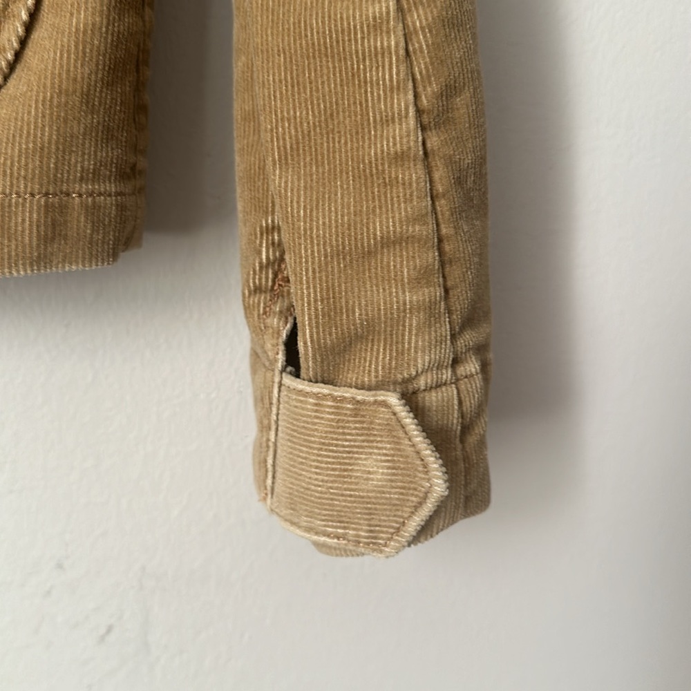 Eddie Bauer Tan Button Up Corduroy Jacket Size Medium - Picture 6 of 11